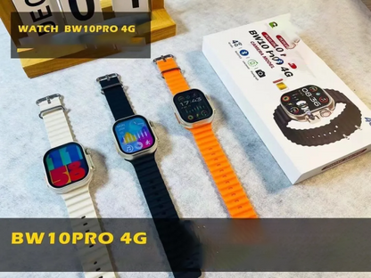 Bw10 Pro 4g Smartwatch With Chip + Anti-spy Camera 4g Sim Support