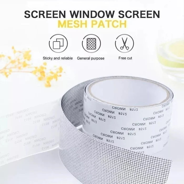 Window Net Screen Repair Roll- Fix broken Mesh Windows