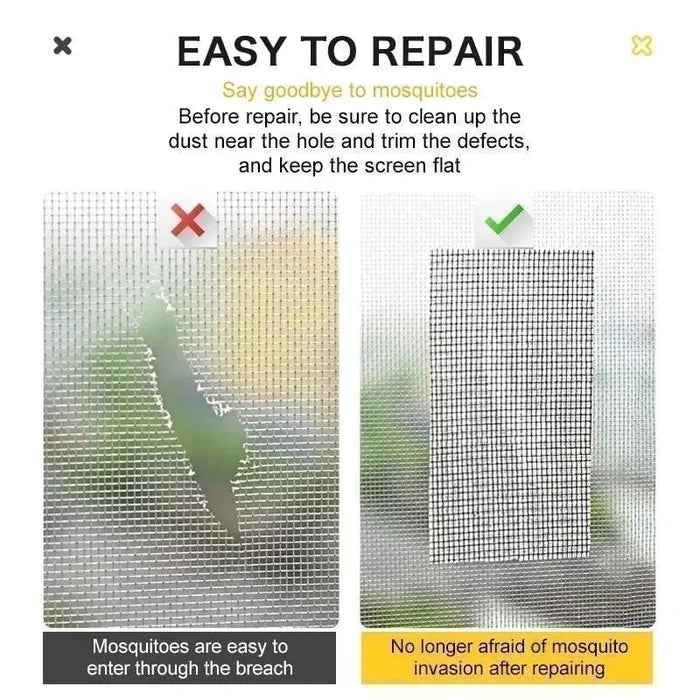 Window Net Screen Repair Roll- Fix broken Mesh Windows